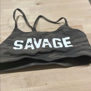 Savage barbell sports bra